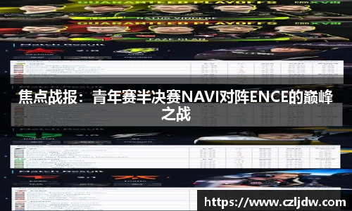 焦点战报：青年赛半决赛NAVI对阵ENCE的巅峰之战